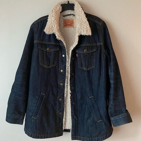 levi's longline denim jacket
